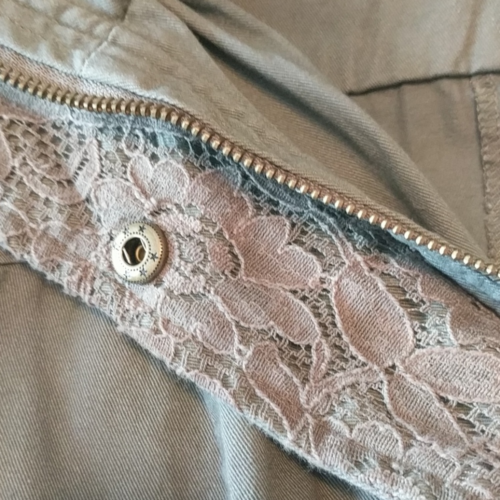 Sebby hooded utility jacket, sage - Picture 4 of 8